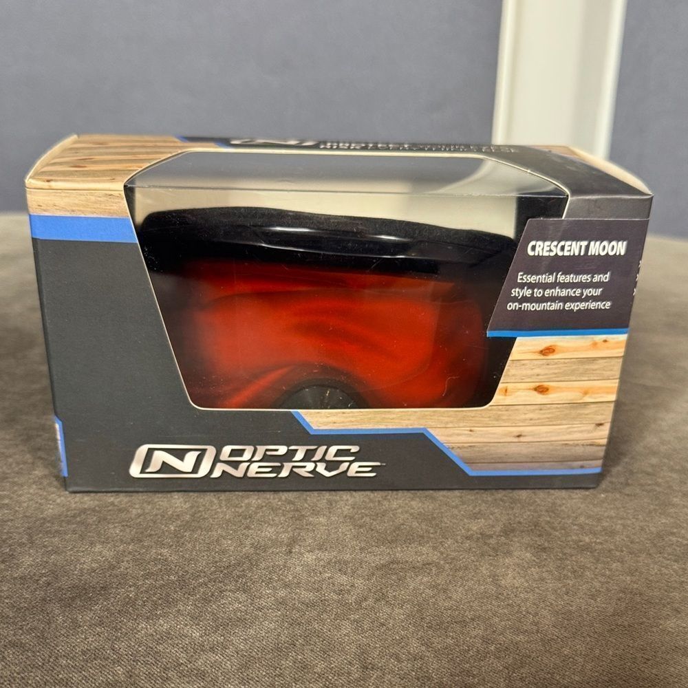 Optic Nerve Crescent Moon Snowboard Ski Goggles 100% UV Protection Anti Fog NEW
